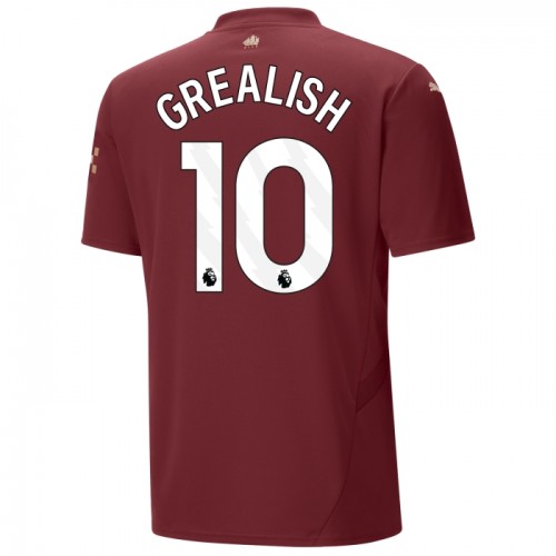 Fotbalový Dres Manchester City Grealish 10 Alternativní Dresy 2024-25 Fotbalový Dres Manchester City Grealish 10 Alternativní Dresy 2024-25